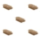 thumbnail image 2 of Moyic Adorno de cinta con flecos de plumas de avestruz teñidas de 1 yarda café claro Type2, 2 of 6