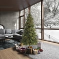 thumbnail image 5 of Vickerman 6.5' Mixed Country Pine Slim Artificial Christmas Tree, Warm White Dura-Lit® LED Lights, 5 of 5