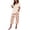Beige, variant on Womens Pajama Set Sleeper Pajamas Women Colorful Stars Print Pullover Short Sleeve Top and Capri Pants Sleepwear
