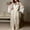 White, variant on Gift TIMIFIS Women's Silk Robes Lace Robes Bride Bridesmaid Party Satin Bathrobe V Neck Sleepwear Loungewear Dressing Gowns with 3/4 Sleeve - Spring/Summer