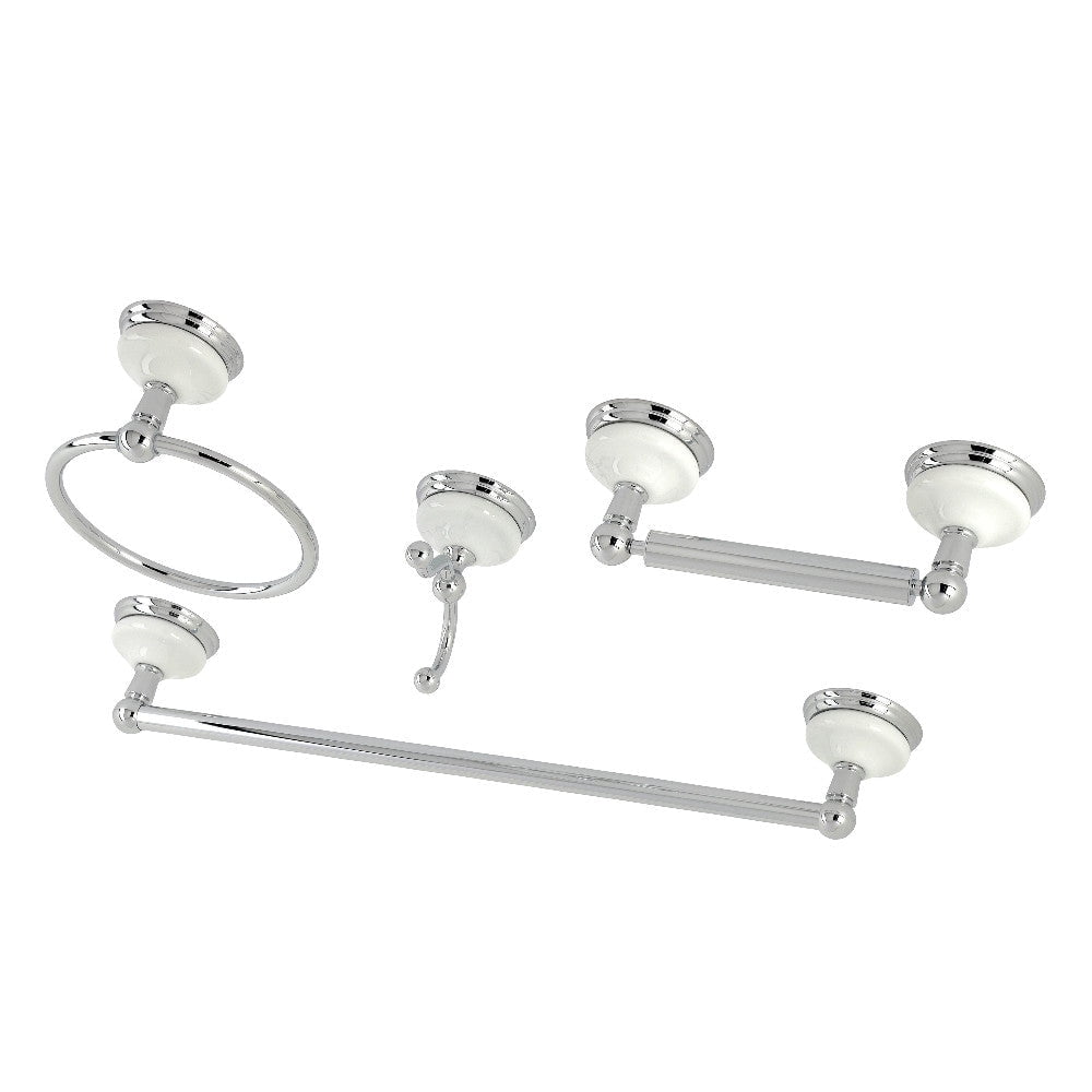 Kingston Brass BAK1112478ORB Victorian 4-Piece Bathroom Hardware, Oil Rubbed Bronze