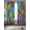 Multicolor, variant on Stained Glass Sheer Curtains 108 Inch Length 2 Panels Set, Vintage Abstarct Geometric Pattern Art Voile Window Treatment Semi Sheer Long Curtains Drapes for Bedroom/Living Room/Kitchen 52"x108"x2