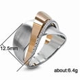 thumbnail image 6 of PULABO Elegant Valentine's Day Bridal For Women For Her Shiny Comfortable Fit CZ AAA Zircon Ring Thoughtful Surprise With Gift Packaging, 6 of 8