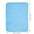 thumbnail image 3 of Pet Ice Cooling Mat, Breathable Summer Sleeping Cushion, Non Slip Washable Cold Pad Bed for Dogs Cats, Kennel Sofa Floor, Indoor Outdoor Use, 19.69" x 23.62", AKLJWH, 3 of 9