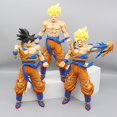 thumbnail image 4 of Figura de Dragon Ball grande de Anime, figura coleccionable de moda, Super Saiyan Battle Loss, Sun Goku Kakarot, adorno de decoración de coche, modelo de juguete, 4 of 4
