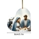 thumbnail image 3 of Christmas Ornaments - Acrylic Christmas Pendant Round Religious Hanging Ornaments For Christmas Tree Christmas Decorations For Home Holiday Decor Festive Orname, 3 of 4