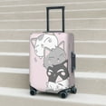 thumbnail image 6 of Haiem cat Pattern Luggage Cover Printed Suitcase Covers for Luggage Elastic Washable Suitcase Protector Fits 18-32 Inch Luggage-X-Large, 6 of 7