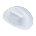 thumbnail image 3 of Jxzom Women Men Cowboy Hat Classic Roll Up Brim Fedora Cowgirl Hat Western Cowboy Hat Stage Performance Hat, 3 of 7