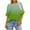 Green1, variant on yillto Striped Shirts for Womens Oversized Short Sleeve Crewneck Baggy Top Summer Casual Blouse Basic Tee