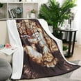 thumbnail image 3 of Tiger Blanket Mink Blanket Korean Blanket Heavy Blankets Queen Size Tiger Throw Blanket Korean Mink Blanket Tiger Statue Animal Blanket Bed Warm Blanket Full Queen Animal Blankets Mexican Blanket, 3 of 5