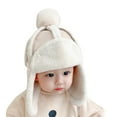 thumbnail image 3 of WOYY Baby Soft Warm Knitted Winter Hat Cute Boys Girls Earflap Hat, 3 of 4