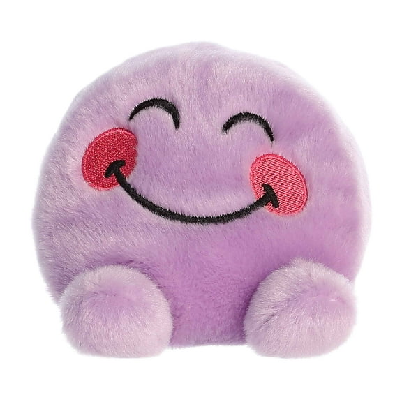 Aurora - Mini Purple SMILEYWORLD - Palm Pals 4.5" Joy - Vibrant Stuffed Animal