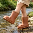 thumbnail image 6 of Angala Rain Boots For Girls Mid Calf Capybara Design Waterproof Lightweight Cute Rainy Season Toddler Rain Boots Size 4-4.5 Years Coffee, 6 of 8