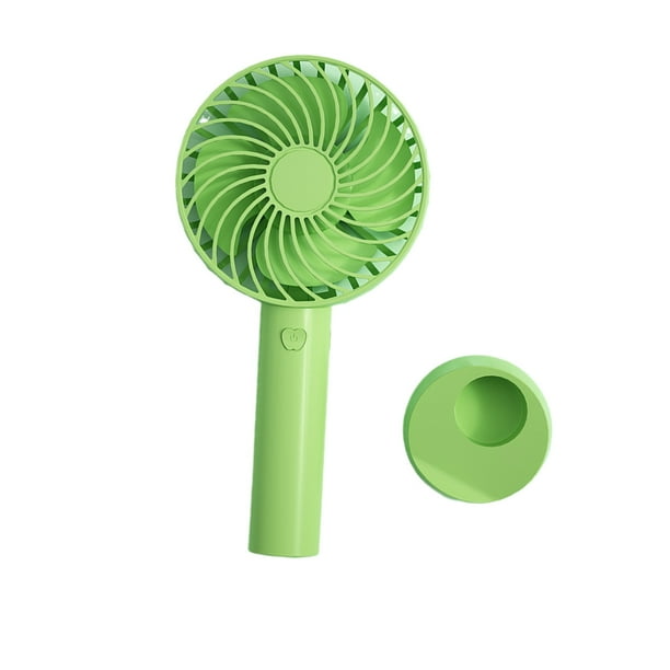 Ventilador personal Cateissary Mini con 3 velocidades ajustables y batería incorporada 1200 mAh Verde