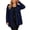 Navy, variant on SAWOBUUN Lightweight Cardigan for Women Soft Button Down Long Sleeve Casual Open Front Tunic Jacket with Pockets