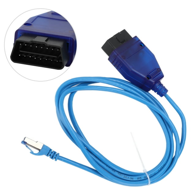 ENET Interface Câble, OBD Codage Câble Vert Isolation Portable Forte Transmission pour Voiture