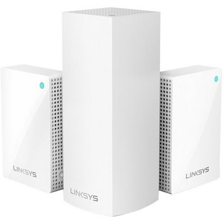 Linksys Velop IEEE 802.11a/b/g/n/ac Ethernet Wireless Router - 2.40 GHz ISM Band - 5 GHz UNII Band - 4800 Mbit/s Wireless Speed - 2 x Broadband Port - Gigabit Ethernet - Wall