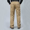 thumbnail image 4 of zfhfof Cargo Pants for Men Casual Hiking Pants Joggers Athletic Pants Loose Straight Leg Outdoor Work Trousers with Pockets, 4 of 6