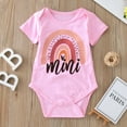 thumbnail image 2 of TAIAOJING Mama and Mini Shirts Clothes Letter Girls Rainbow Boys Sleeve Family Baby For Outfits And Me Romper Mommy Summer Short Bodysuit Girls Romper&Jumpsuit, 2 of 9