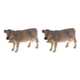 thumbnail image 3 of Vogacara de acción modelo animal estático juguete para niños y adultos marrón suizo 2piezas marrón suizo, 3 of 6