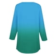 thumbnail image 4 of Long Sleeve Shirts For Women 3/4 Length Sleeve Tops Spring Neck Casual Print Tunic T Shirts Three Quarter Length Tops Womens Long Sleeve Tops, 4 of 5