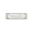 thumbnail image 4 of Gem & Harmony Mens 14K White Gold 6mm Milgrain Wedding Band Ring for Men, 4 of 6