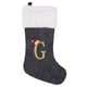 thumbnail image 1 of Adornos navideños, adornos navideños, regalos navideños, adornos navideños, piernas tridimensionales, muñeco anciano, calcetines decorativos, bolsa de regalo para la mesita de noche, una media, 1 of 3