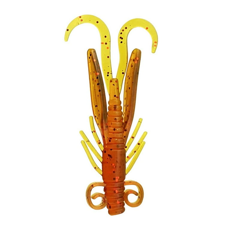 siyin 40Pcs Worm Lobster Fishing Lure Wobbler Bait Shrimp Lizards Float Jig  Swivel