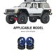 thumbnail image 4 of Ounissouiy Llanta de fibra de carbono 1/10 para Axial SCX10 D90 TRX4 TF2 CC01 Capra RC, pieza de coche RC, accesorios para coche Kits de construcción modelo, 4 of 6