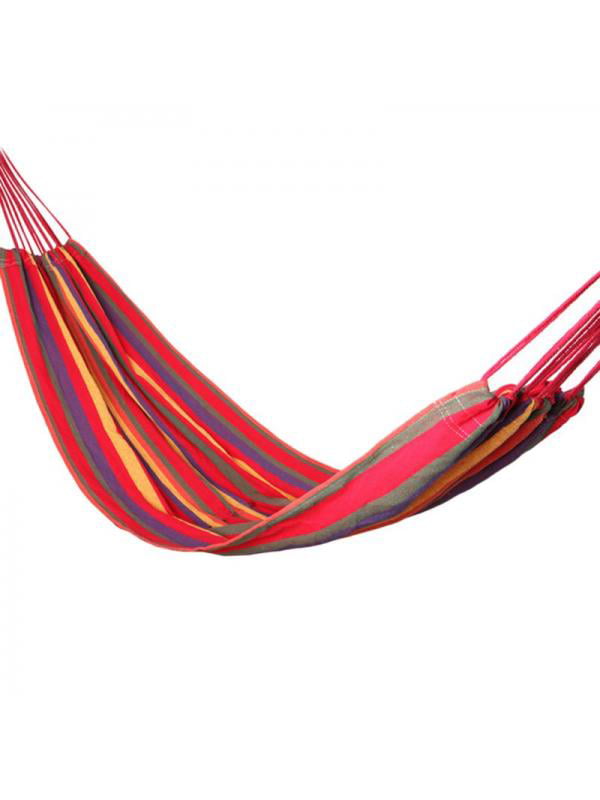 Details about   1/2 Persons Hammock Bed Canvas Fabric 600lb Air Hanging Swinging Outdoor Camping 