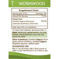 thumbnail image 2 of Wormwood Tincture Alcohol Extract, Organic Artemisia absinthium Healthy Stomach 2x4 oz, 2 of 7