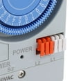 thumbnail image 4 of 24-Hour Mechanical Timer Switch with 220V AC, 15-Minute Interval, PA66 Flame Retardant Material - Low Power Consumption Synchronous Motor for Automatic Control of Water Heaters, Street Lamps, Garden, 4 of 6