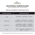 thumbnail image 4 of Cortadora de queso ajustable Fox Run 5047 con 2 alambres, 4 of 6