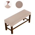 thumbnail image 2 of Abbracc Dining Room Bench Covers - Bench Slipcover Removable Washable Bench Khaki, 2 of 9