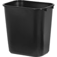 thumbnail image 2 of Rubbermaid - Trash Can - Commercial Rectangular Waste Can - Polyethylene - 17.9 x 14.6 x 10.5" - Size 7 gal - Black, 2 of 2