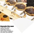 thumbnail image 3 of 100Pcs White Fan?Shaped Disposable Coffee Filter Paper Accessory for Drip Coffee Filter, 3 of 5
