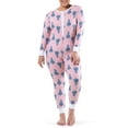thumbnail image 4 of Fruit of the Loom Women's and Women's Plus Long Underwear Waffle Thermal Union Suit, 4 of 13