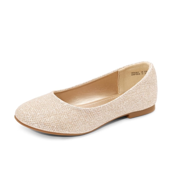 Zapatos de Vestir para Niñas DREAM PAIRS Balerinas Doradas Talla 6