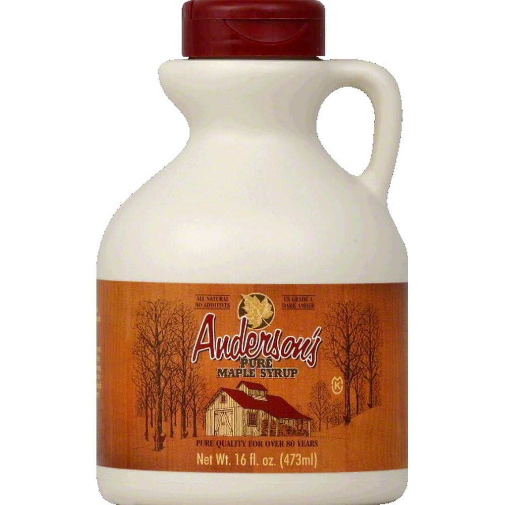 Anderson's Pure Maple Syrup Grade A, 16 Ounce