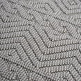 thumbnail image 3 of Guros Collection 2'x8' White Geometric Runner Rug - Stain Resistant Polypropylene for Indoor/Outdoor Entryway, Hallway, Kitchen, Pet-Friendly, Durable, Medium Pile, Latex-Free Cotton Backing, 3 of 7