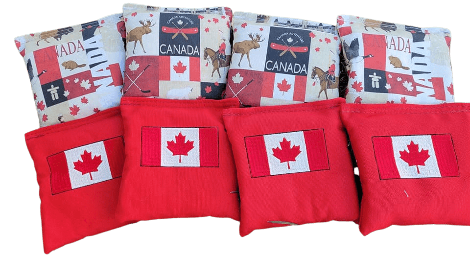 Canadian Flag Cornhole Bags Canada Full Size Bags