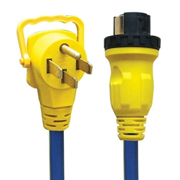 Voltec 16-00587 E-Zee Grip 50A Extension Cord with Locking Ring - 35'