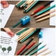thumbnail image 4 of Lápices hexagonales verdes Uxcell, paquete de 10 lápices de grafito 2B, lápices de madera de doble punta, 4 of 6