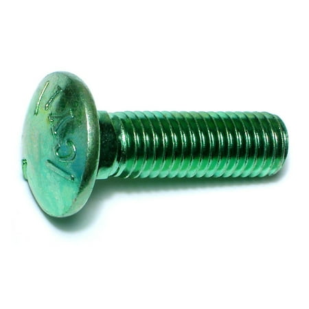 

5/16 -18 x 1-1/2 Green Rinsed Zinc Grade 5 Carriage Bolts (125 pcs.)