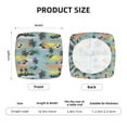 thumbnail image 6 of Lsque Hawaiian Style Printed Square Couch Cushion Covers, Floral Sofa Cushion Covers Replacement, Stretch Couch Covers for Couch-16.9in, 6 of 9