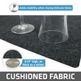 thumbnail image 7 of Drymate Premium Luxury Shelf & Drawer Liner, Thick Cushioned Fabric, Non-Adhesive, Absorbent, Waterproof, Slip-Resistant, Liners for Kitchen Cabinets, Cupboards (11”x50”)(2-Pack)(Charcoal), 7 of 7