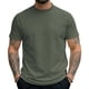 thumbnail image 2 of Tops para hombre, blusas y camisas de cuello redondo y manga corta para hombre, camisetas deportivas de secado rápido de color liso, de moda, de manga corta, ajustadas, informales., 2 of 5