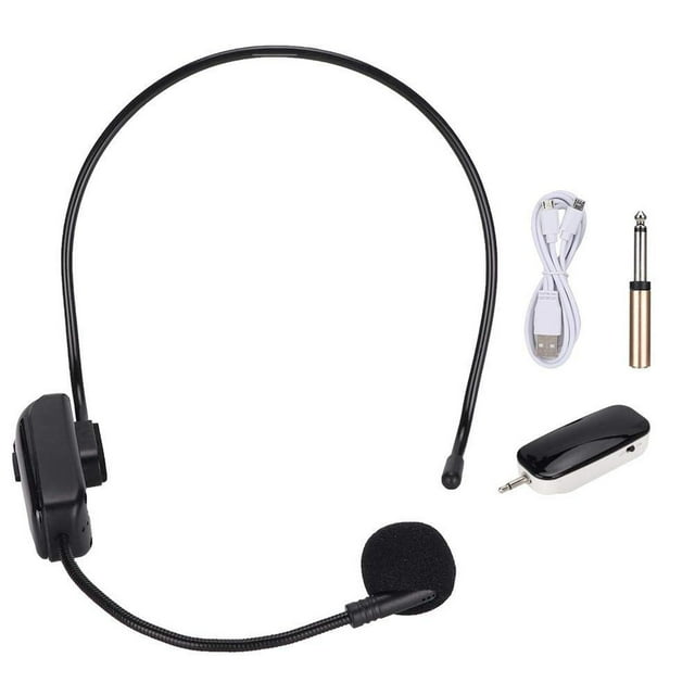 Auriculares Inalámbricos Bluetooth Pomya con Micrófono UHF para Enseñanza y Reuniones