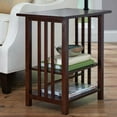 Better Homes & Gardens End Table Floor Lamp in Espresso Color