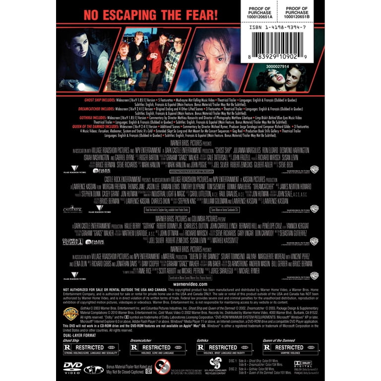 Warner Home Video: 4 Film Favorites - Thriller Collection (DVD
